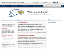 Tablet Screenshot of eagle.northwestu.edu