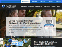 Tablet Screenshot of northwestu.edu